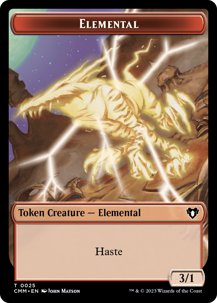 Elemental (TCMM-025) - Commander Masters Tokens