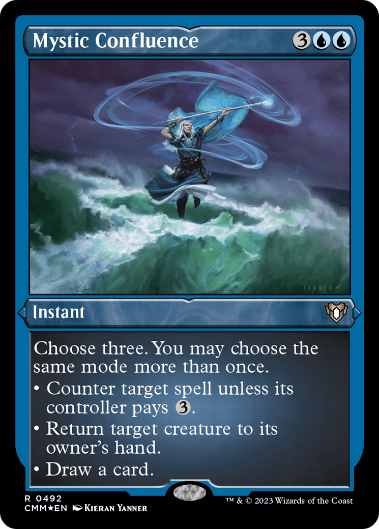 Mystic Confluence (CMM-492) - Commander Masters Etched Foil