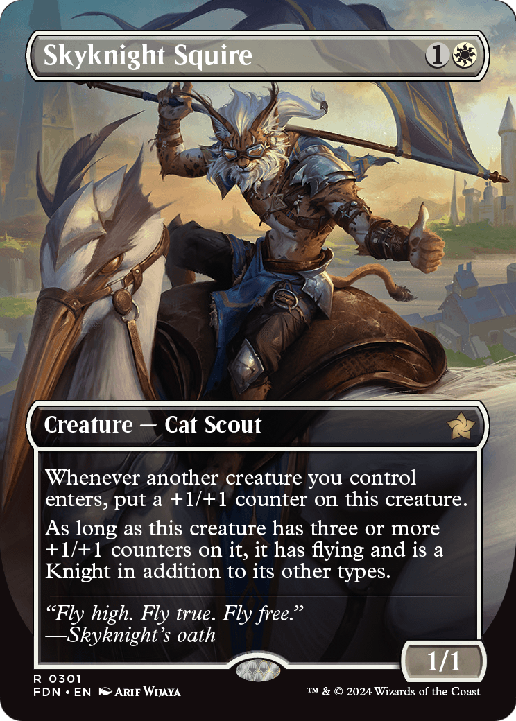 Skyknight Squire (FDN-301) - Foundations (Borderless)