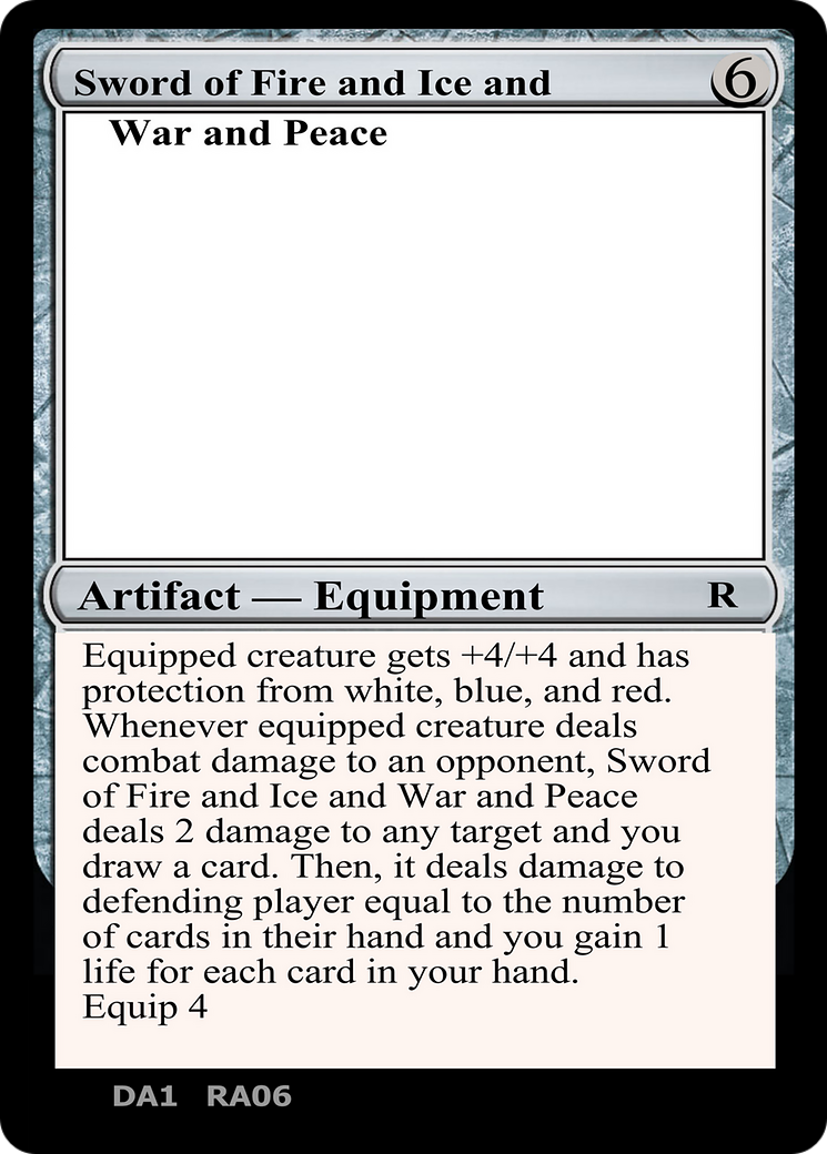 Sword of Fire and Ice and War and Peace (DA1-RA06C) - Unknown Event