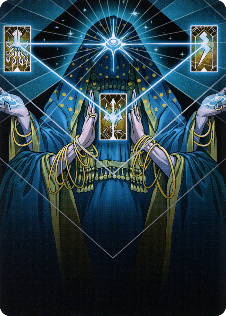 Strategic Planning // Strategic Planning (ASTX-068) - Strixhaven Art Series (Borderless) Foil
