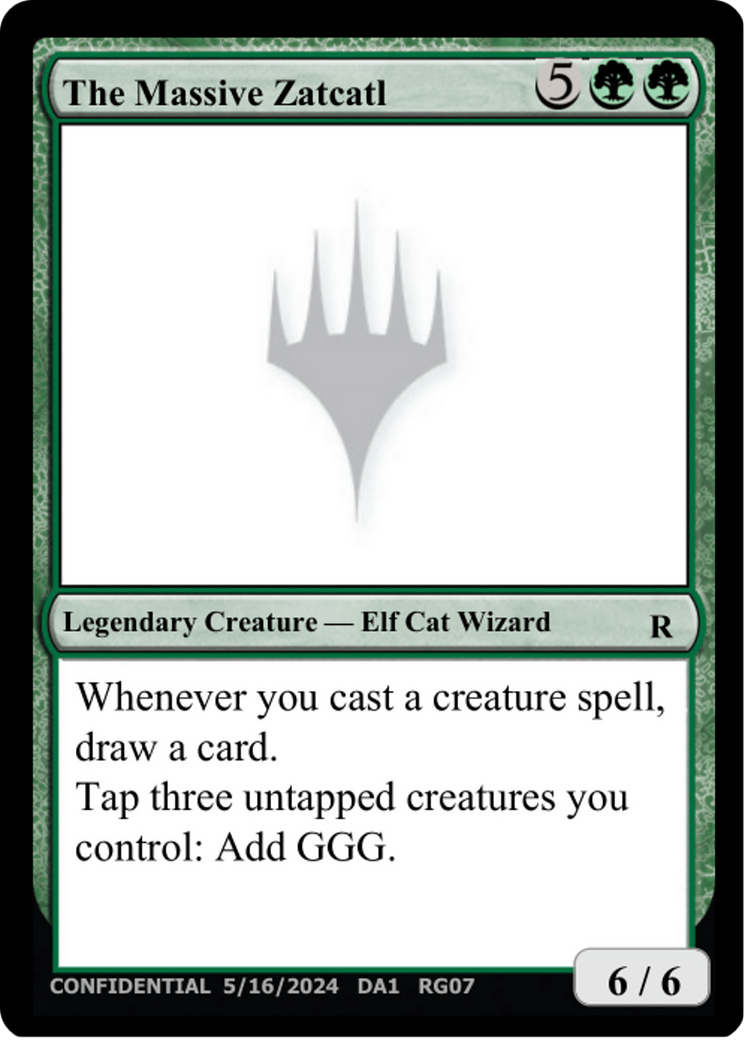 The Massive Zatcatl (DA1-RG07) - Unknown Event