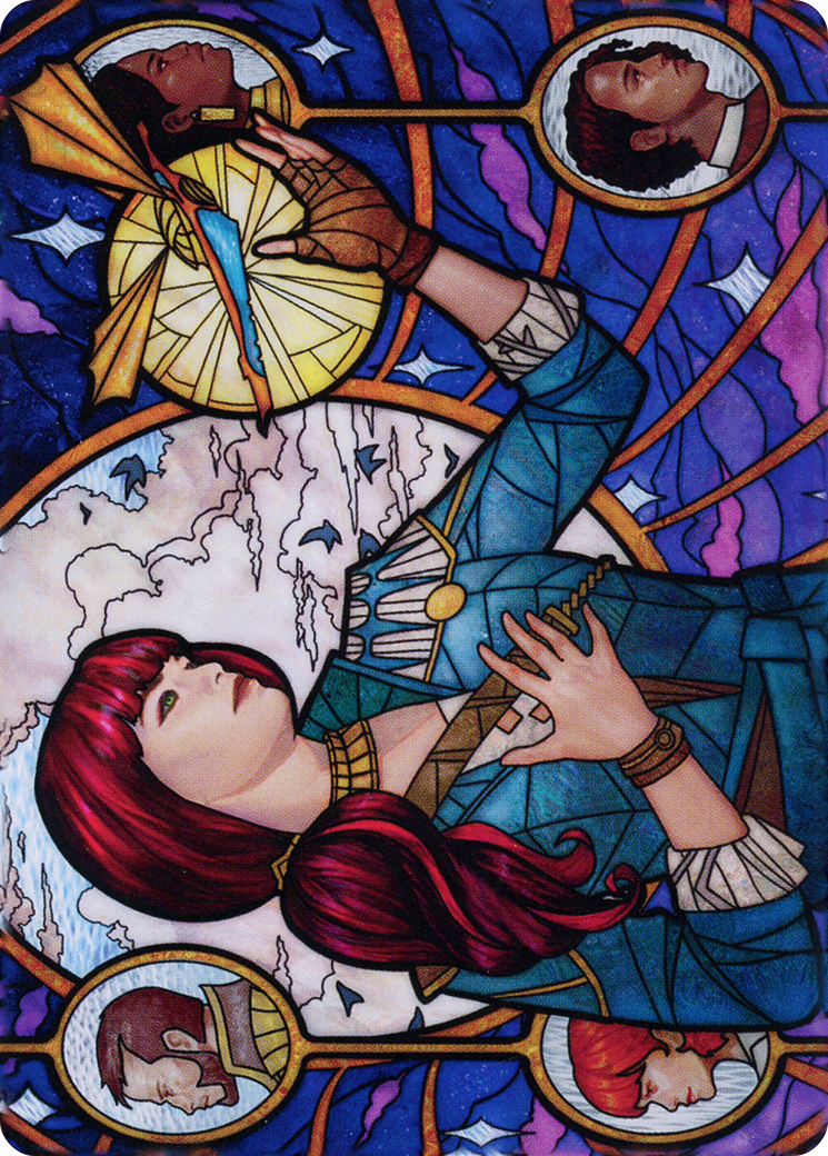 Jhoira, Ageless Innovator // Jhoira, Ageless Innovator (ADMU-073) - Dominaria United Art Series (Borderless)