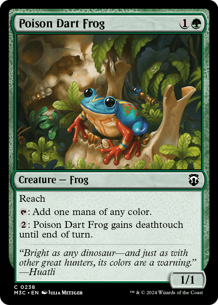Poison Dart Frog (M3C-238) - Modern Horizons 3 Commander Foil