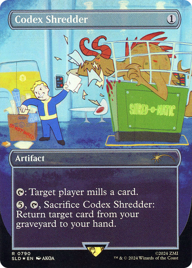 Codex Shredder (SLD-790★) - Secret Lair Drop (Borderless) Foil