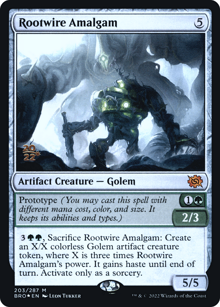 Rootwire Amalgam (PBRO-203S) - The Brothers' War Promos Foil