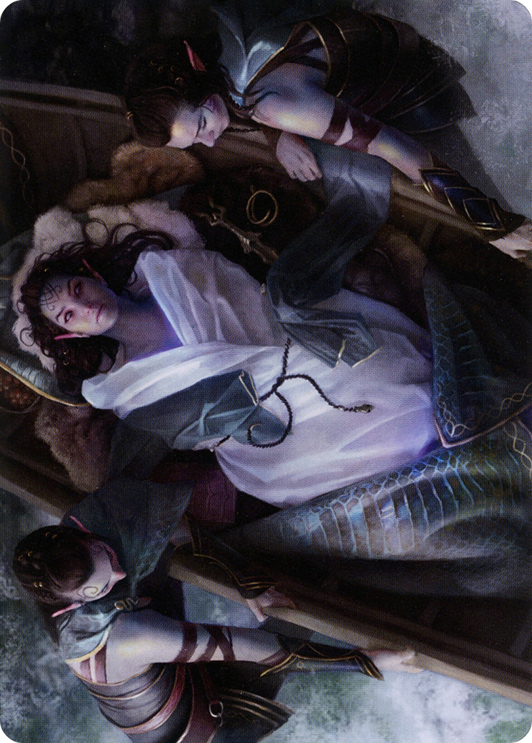 Return Upon the Tide // Return Upon the Tide (AKHM-026) - Kaldheim Art Series (Borderless) Foil