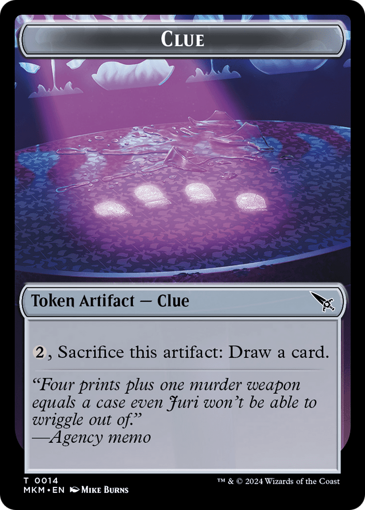 Clue (TMKM-014) - Murders at Karlov Manor Tokens