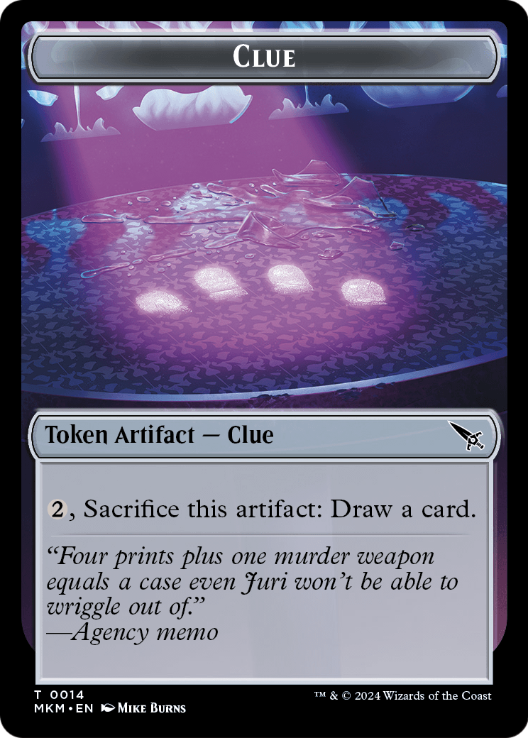 Clue (TMKM-014) - Murders at Karlov Manor Tokens