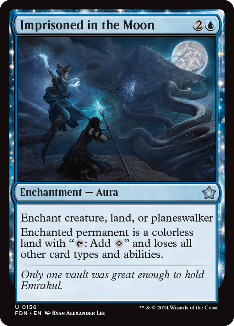 Imprisoned in the Moon (FDN-156) - Foundations Foil