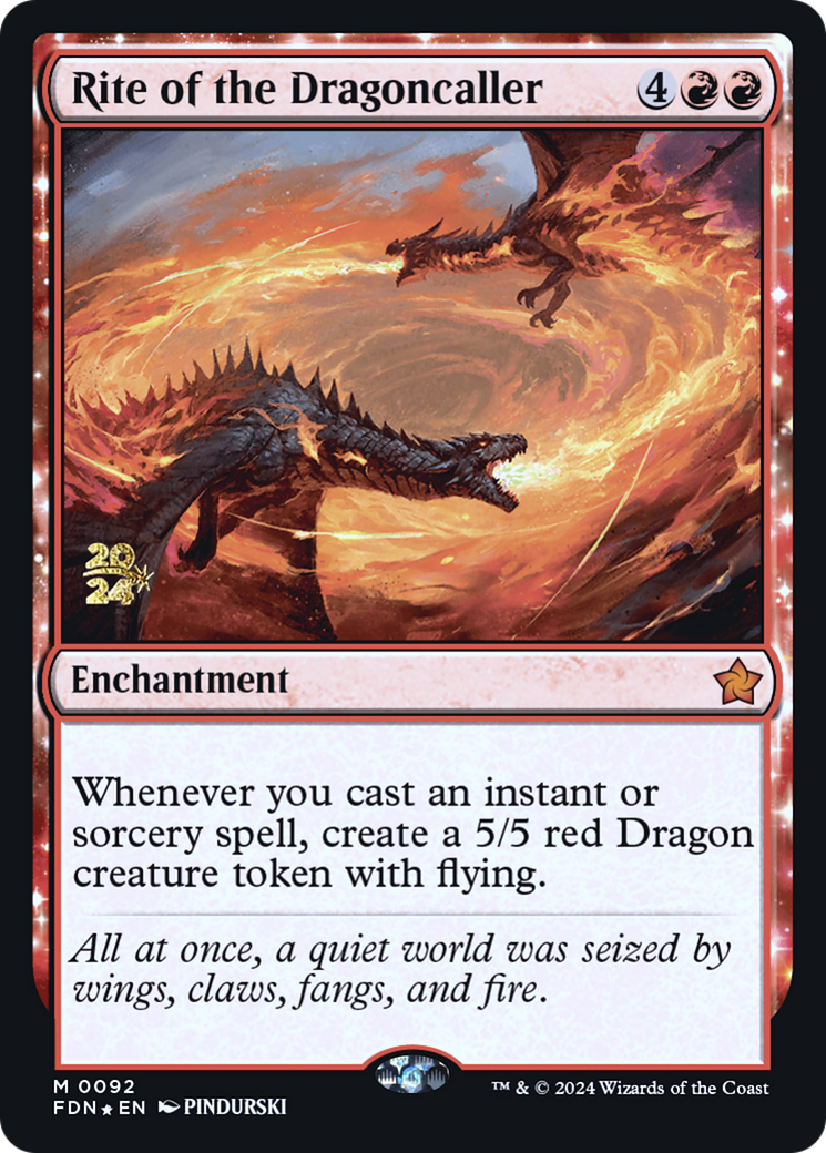 Rite of the Dragoncaller (-092) - Prerelease Cards