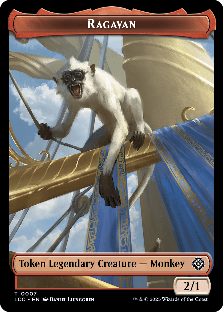 Ragavan (TLCC-007) - The Lost Caverns of Ixalan Commander Tokens