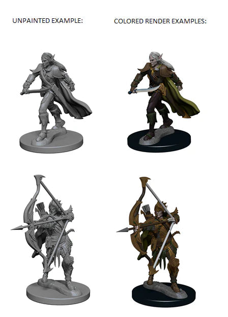 Pathfinder Battles: Deep Cuts Miniatures | Male Elf Fighter