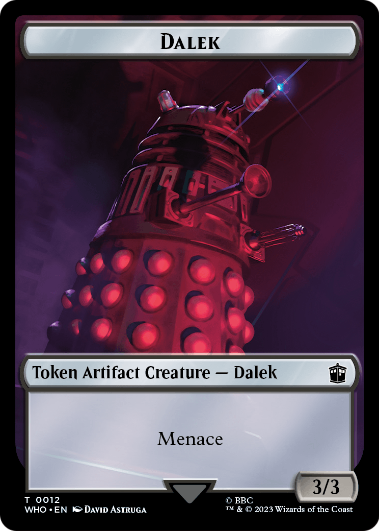 Dalek (TWHO-012) - Doctor Who Tokens
