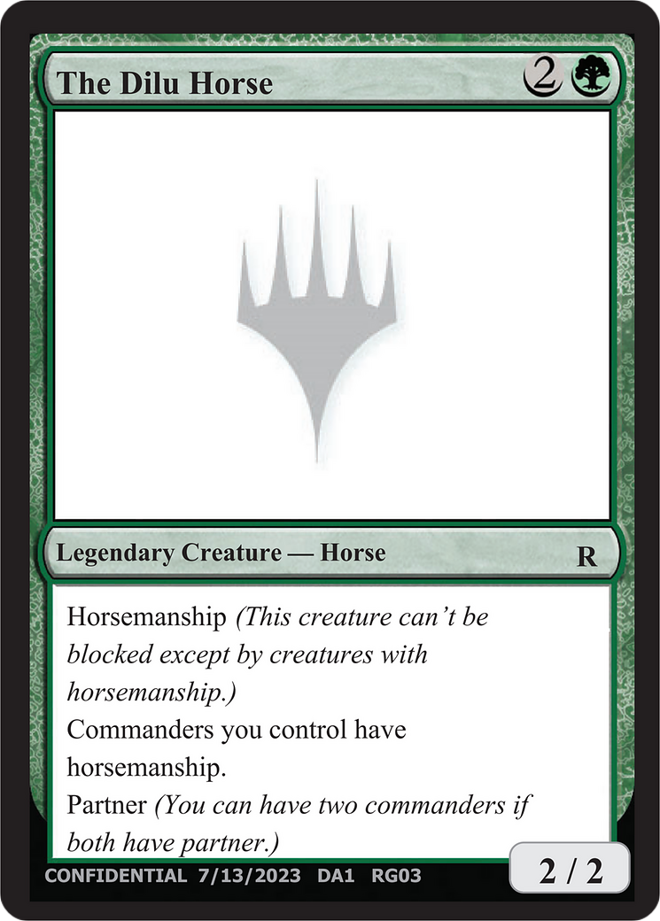 The Dilu Horse (DA1-RG03D) - Unknown Event