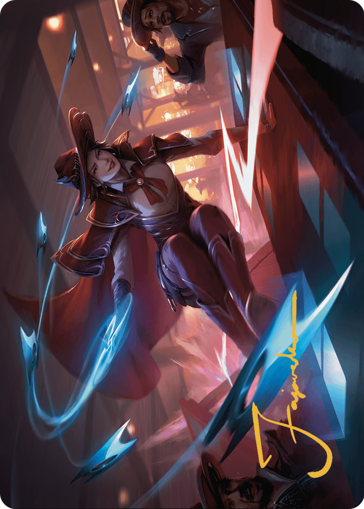 Slick Sequence // Slick Sequence (AOTJ-033) - Outlaws of Thunder Junction Art Series (Borderless) Foil