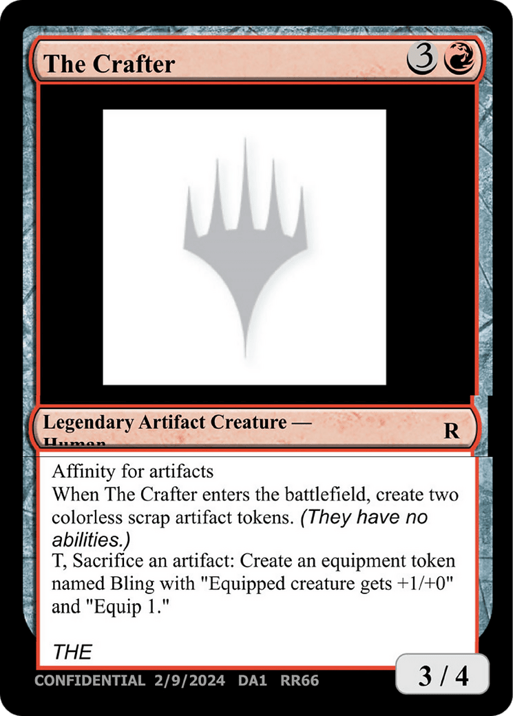 The Crafter (DA1-RR66) - Unknown Event