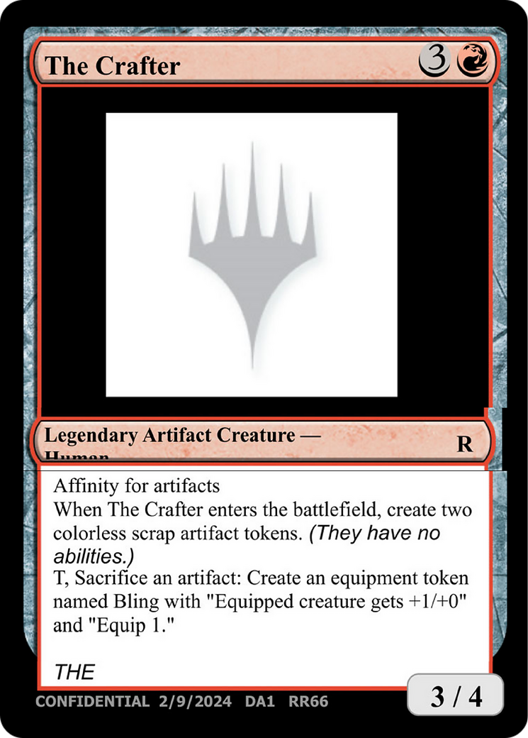 The Crafter (DA1-RR66) - Unknown Event
