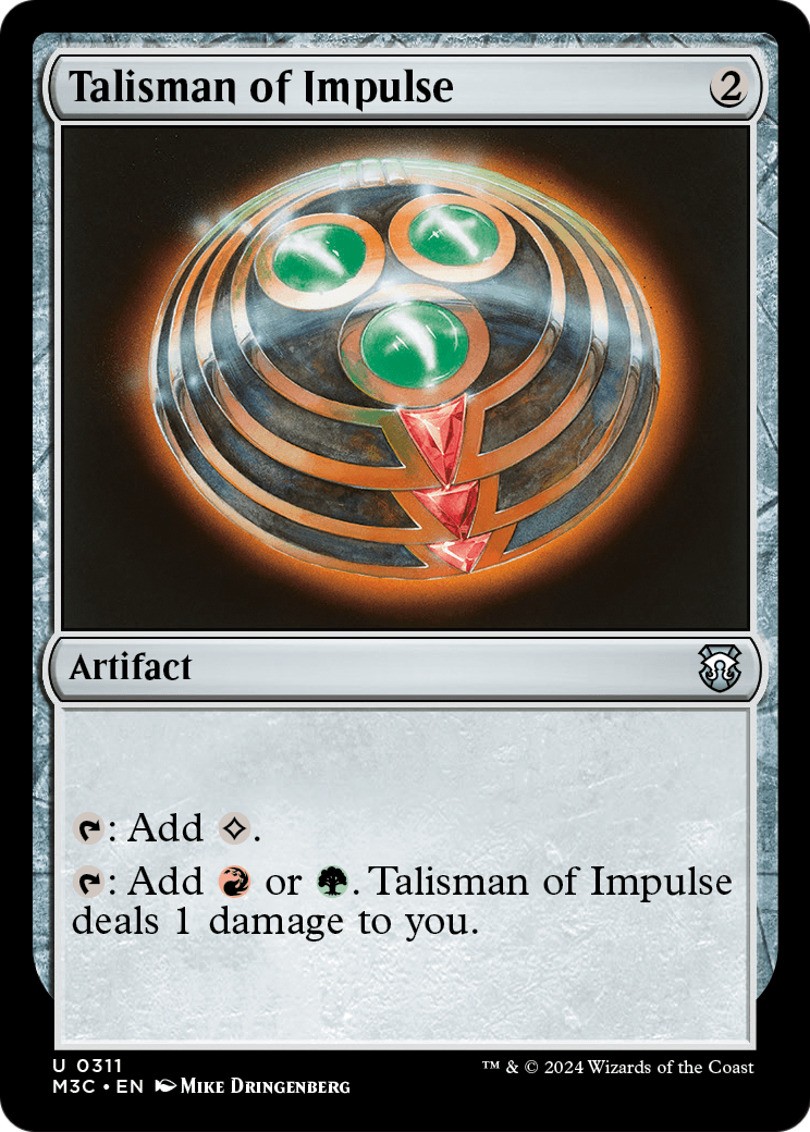 Talisman of Impulse (M3C-311) - Modern Horizons 3 Commander Foil
