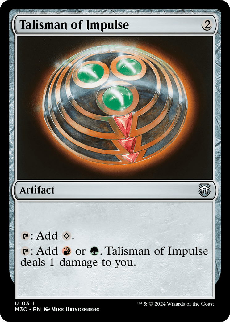 Talisman of Impulse (M3C-311) - Modern Horizons 3 Commander Foil
