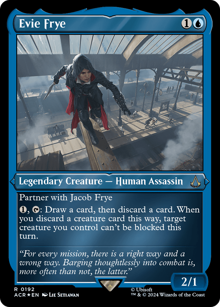 Evie Frye (ACR-192) - Assassin's Creed Etched Foil