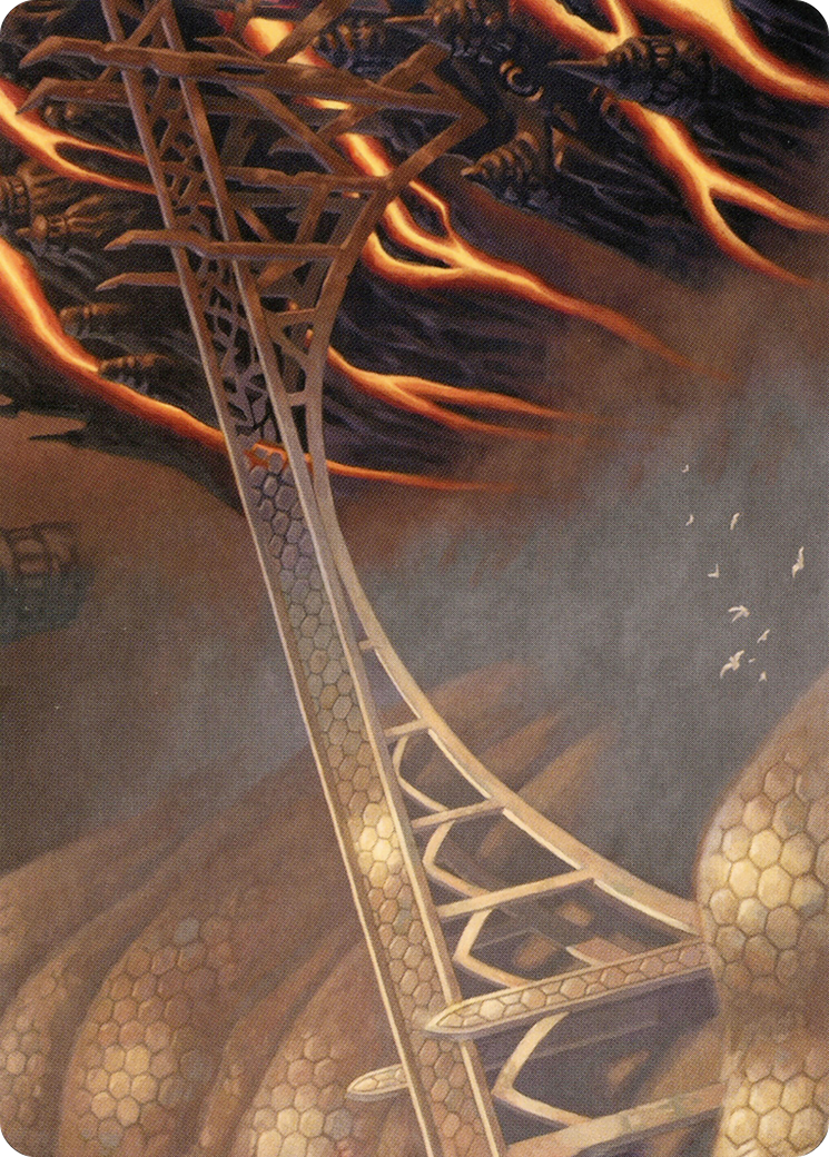 Rustvale Bridge // Rustvale Bridge (AMH2-077) - Modern Horizons 2 Art Series (Borderless) Foil