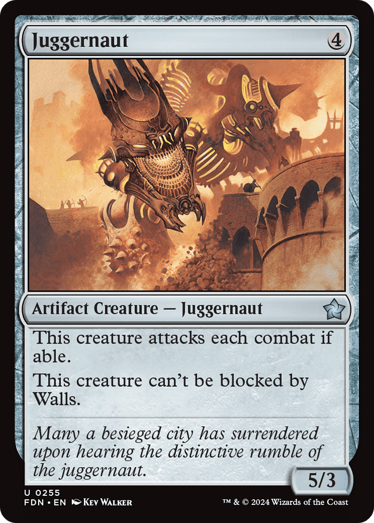 Juggernaut (FDN-255) - Foundations Foil