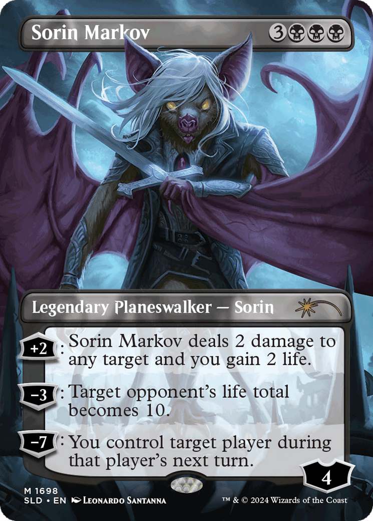 Sorin Markov (SLD-1698) - Secret Lair Drop (Borderless) Foil