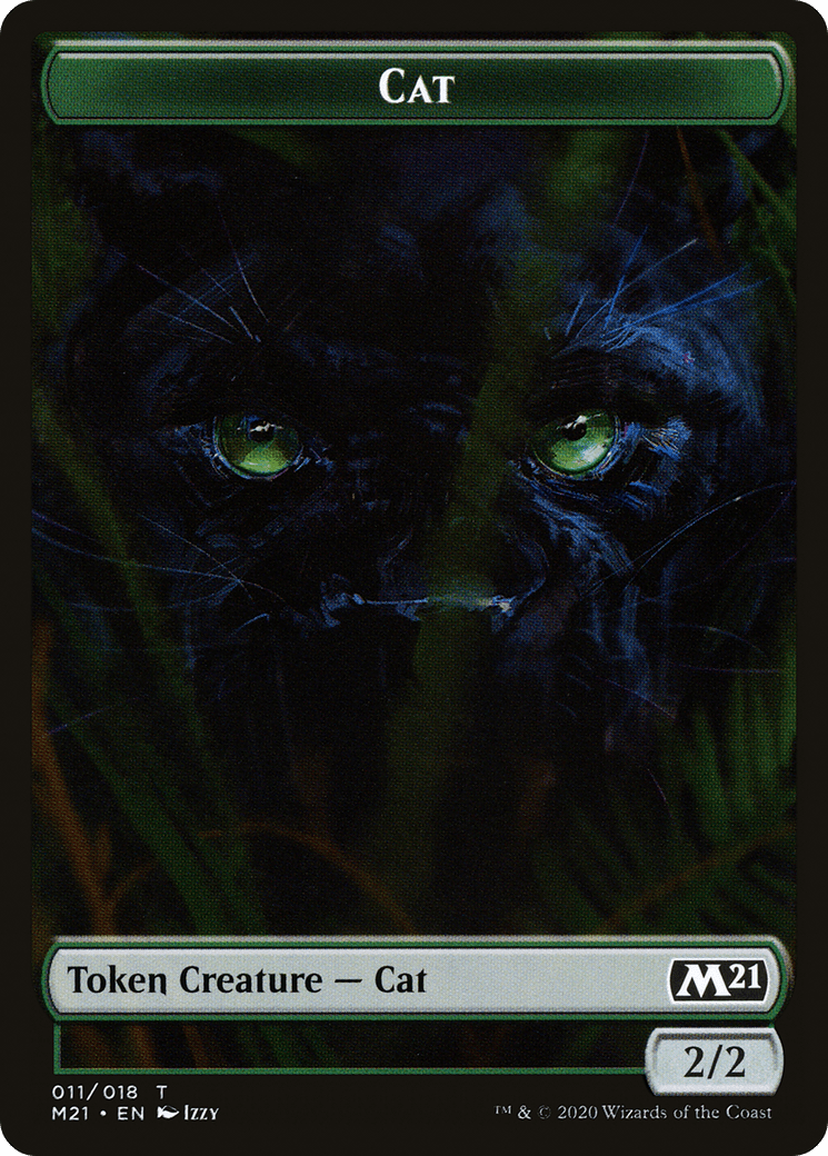 Cat (TM21-011) - Core Set 2021 Tokens Foil