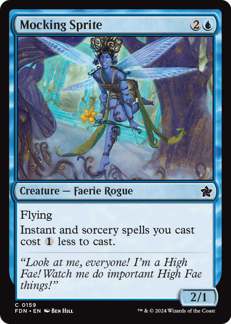 Mocking Sprite (FDN-159) - Foundations Foil