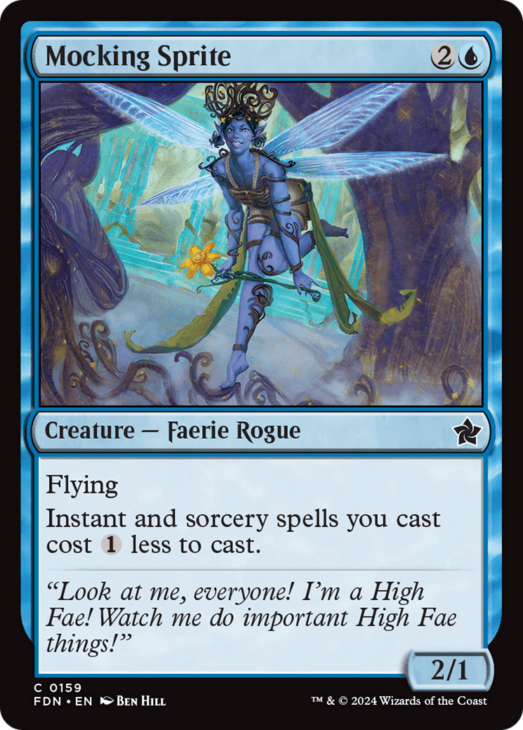 Mocking Sprite (FDN-159) - Foundations Foil