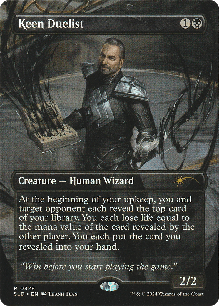 Keen Duelist (SLD-828) - Secret Lair Drop (Borderless)
