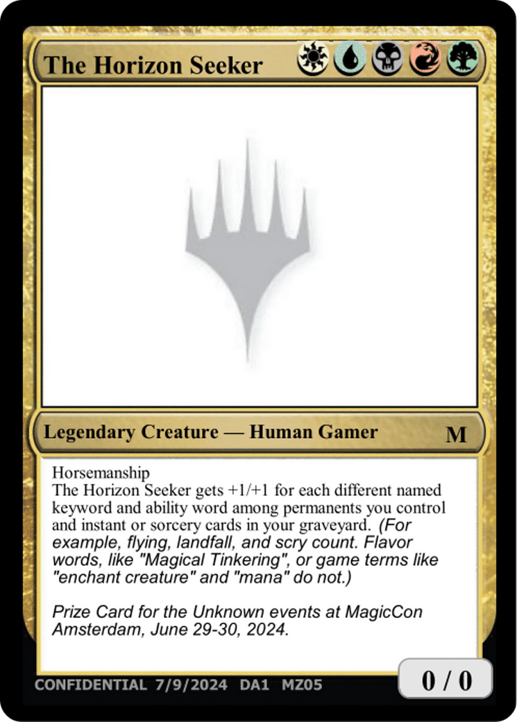The Horizon Seeker (DA1-MZ05) - Unknown Event
