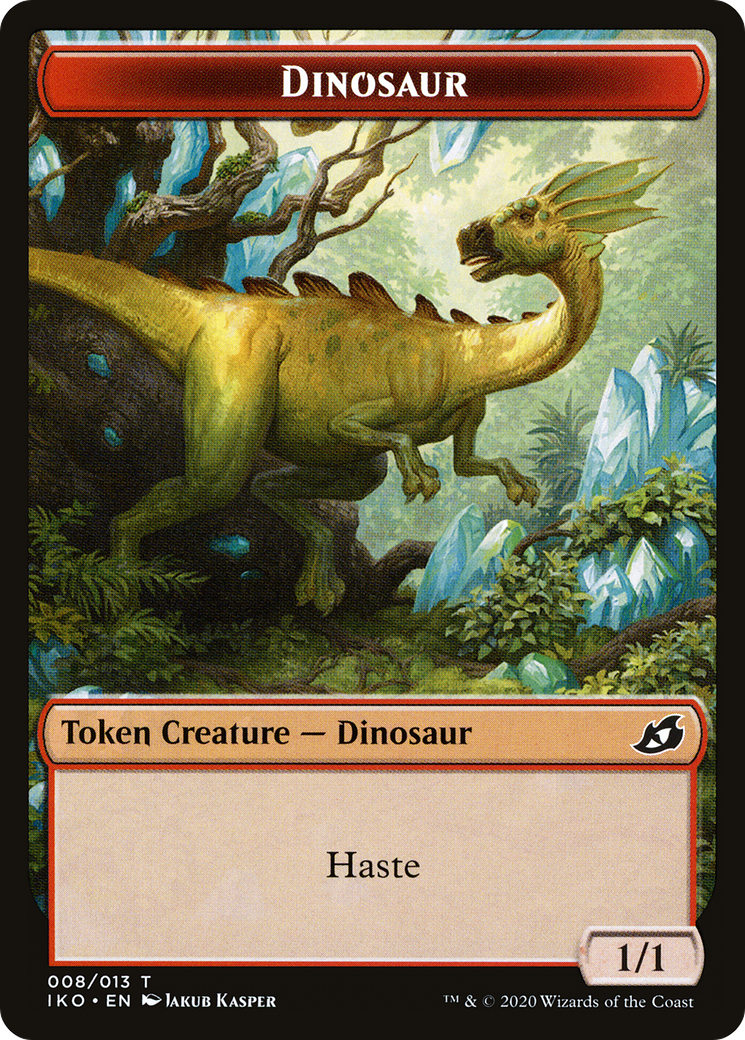 Dinosaur (TIKO-008) - Ikoria: Lair of Behemoths Tokens