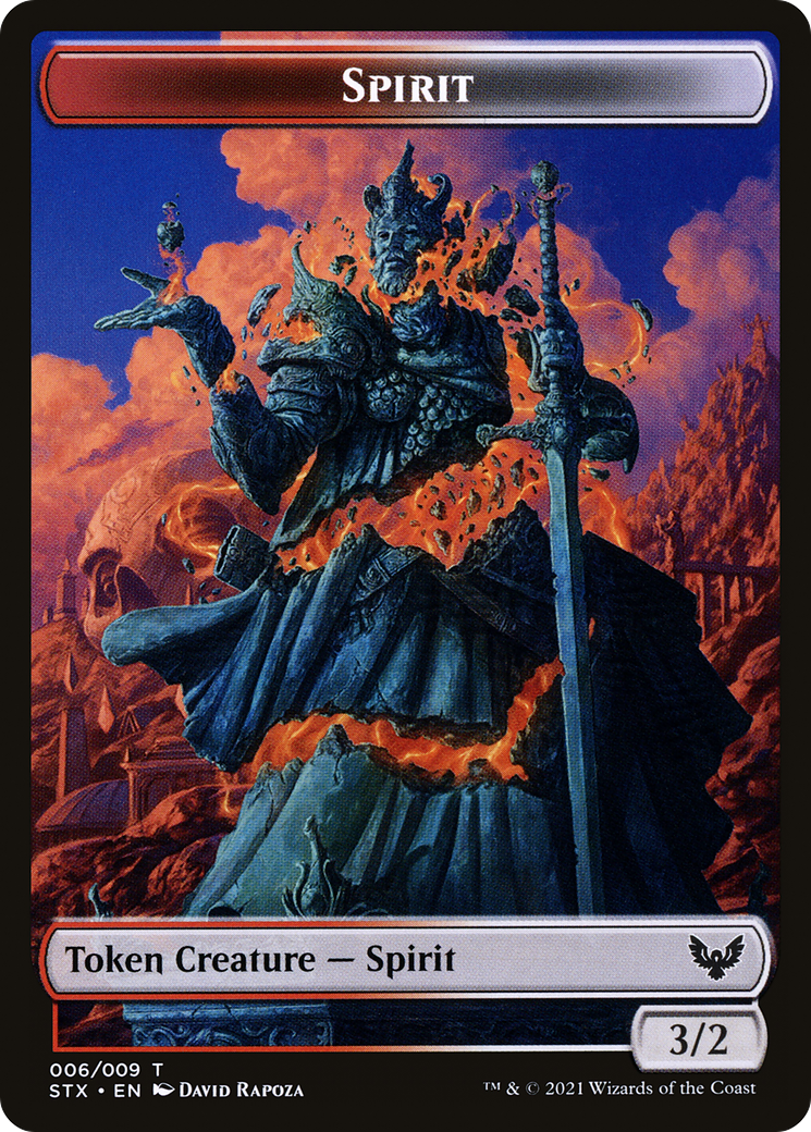 Spirit (TSTX-006) - Strixhaven: School of Mages Tokens Foil