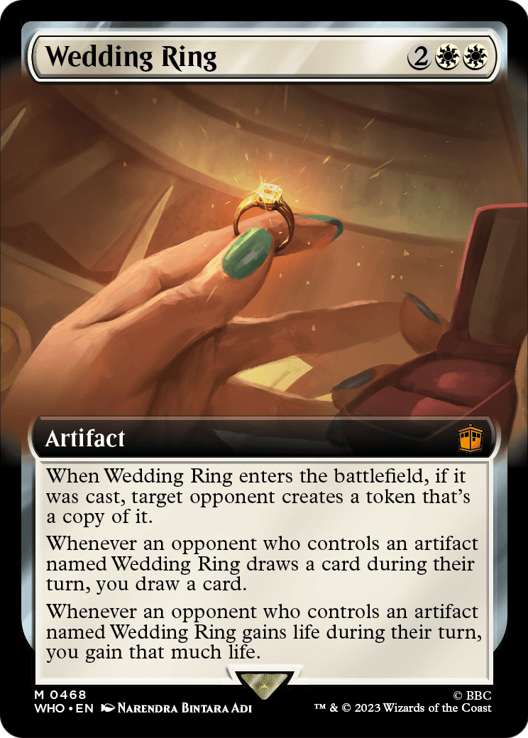 Wedding Ring (WHO-468) - Doctor Who: (Extended Art)