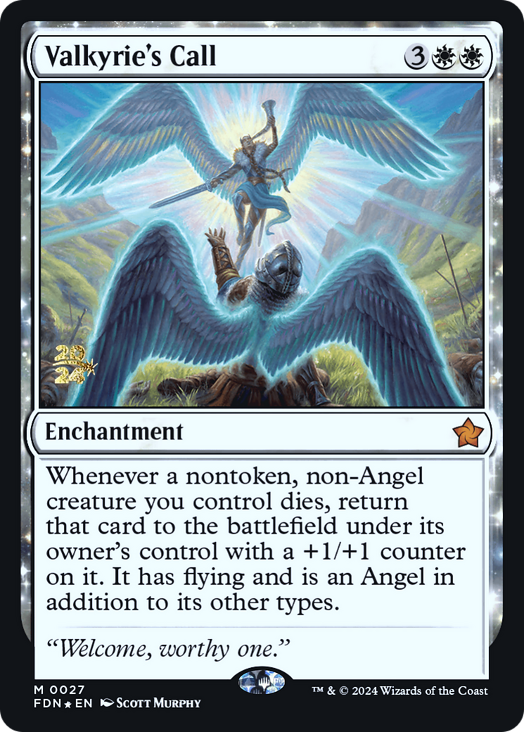 Valkyrie's Call (-027) - Prerelease Cards Foil