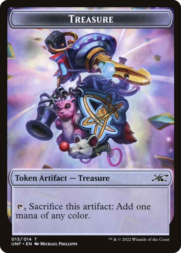 Treasure (TUNF-013) - Unfinity Tokens Foil