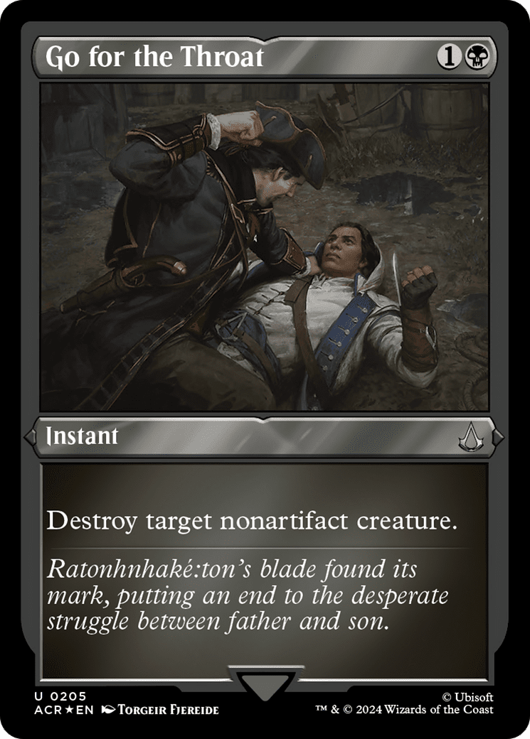 Go for the Throat (ACR-205) - Assassin's Creed Etched Foil