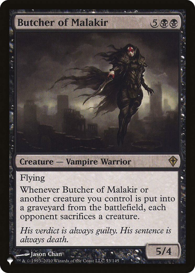 Butcher of Malakir (PLST-WWK-53) - The List