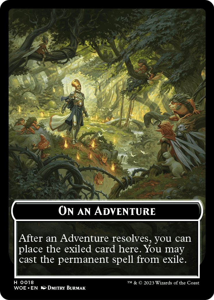On an Adventure (TWOE-018) - Wilds of Eldraine Tokens Foil