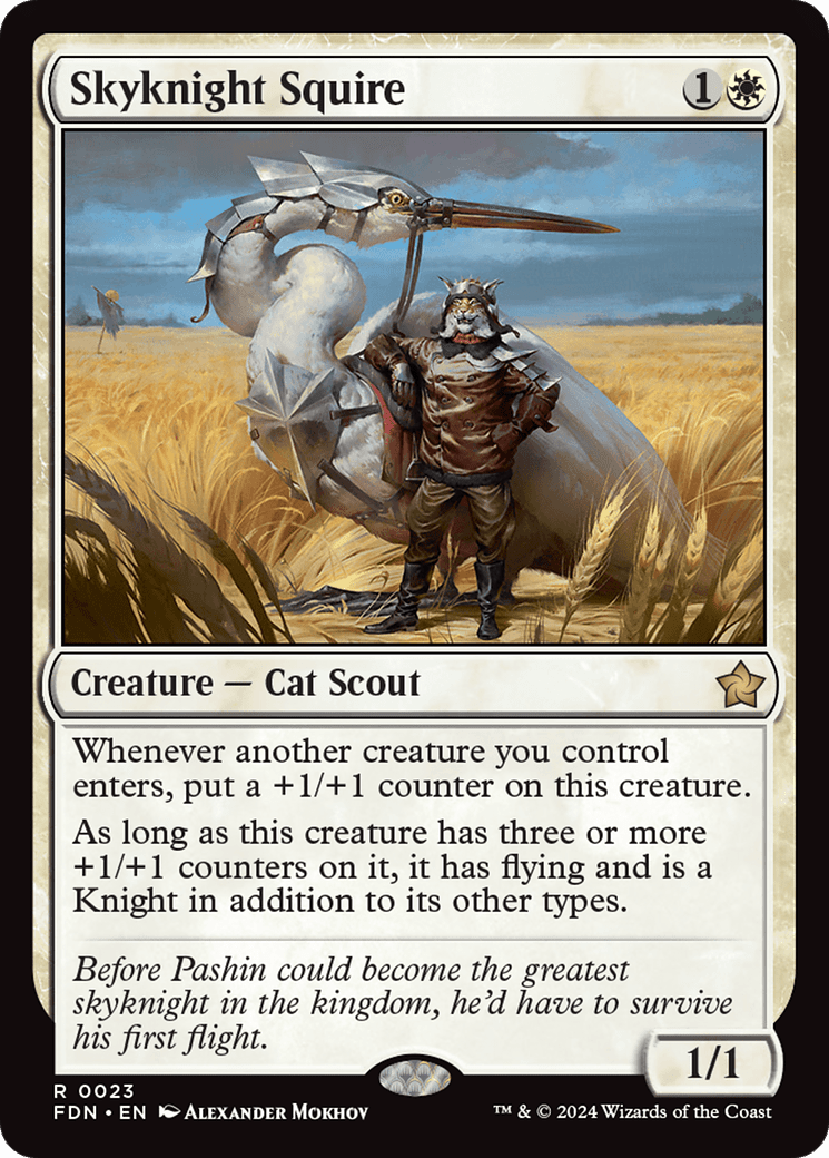 Skyknight Squire (FDN-023) - Foundations