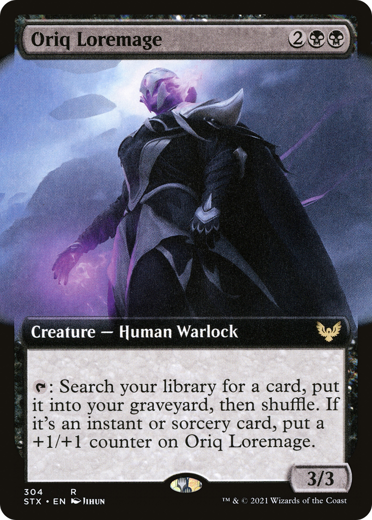 Oriq Loremage (STX-304) - Strixhaven: School of Mages: (Extended Art)