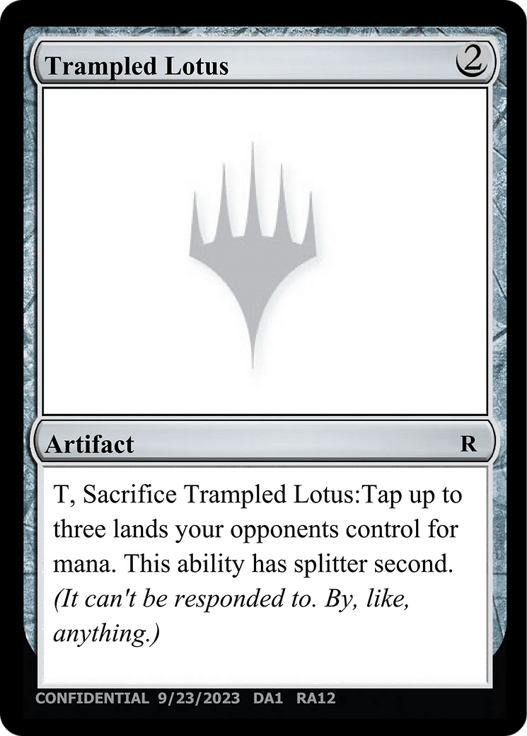 Trampled Lotus (DA1-RA12B) - Unknown Event