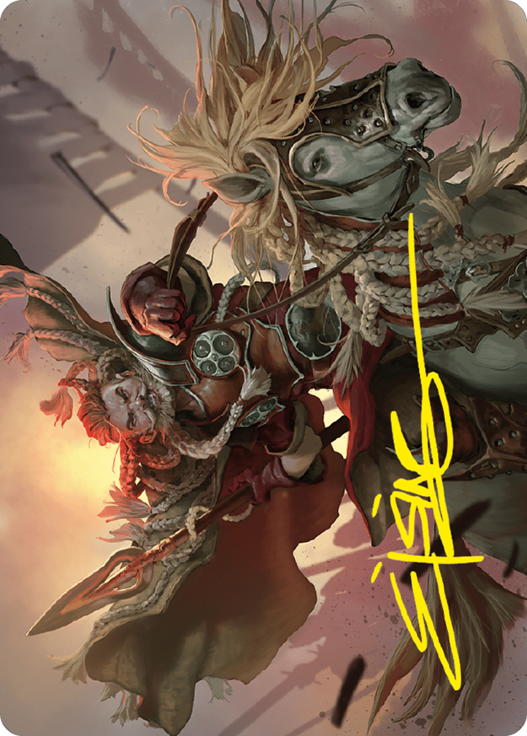 Éomer, Marshal of Rohan // Éomer, Marshal of Rohan (ALTR-009) - Tales of Middle-earth Art Series (Borderless) Foil