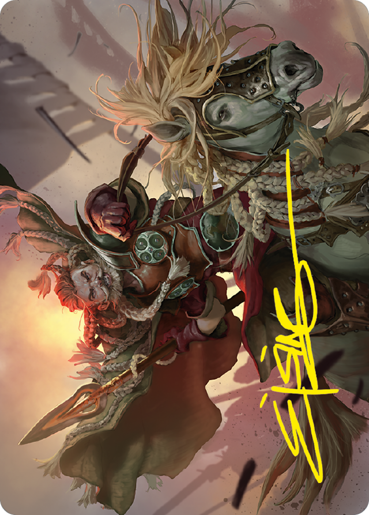 Éomer, Marshal of Rohan // Éomer, Marshal of Rohan (ALTR-009) - Tales of Middle-earth Art Series (Borderless) Foil