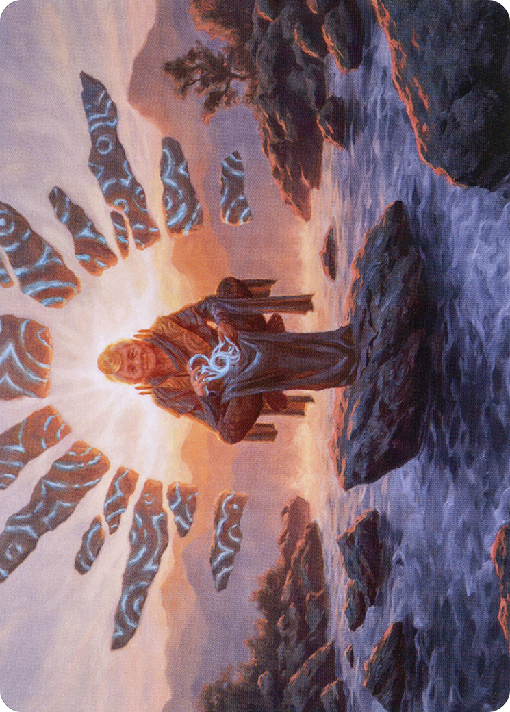 Jadzi, Oracle of Arcavios // Jadzi, Oracle of Arcavios (ASTX-028) - Strixhaven Art Series (Borderless)