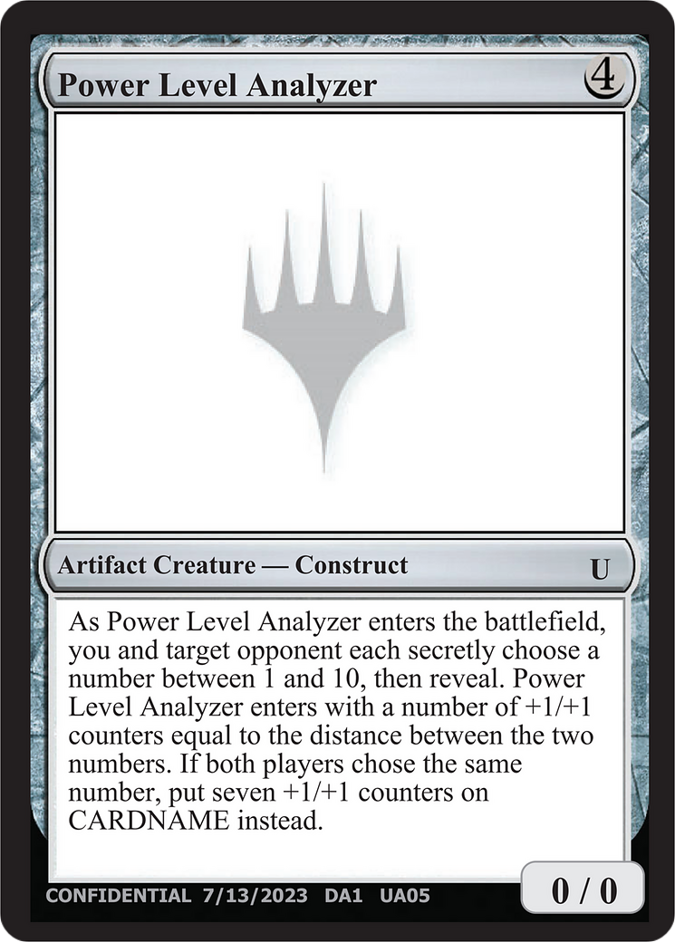Power Level Analyzer (DA1-UA05C) - Unknown Event