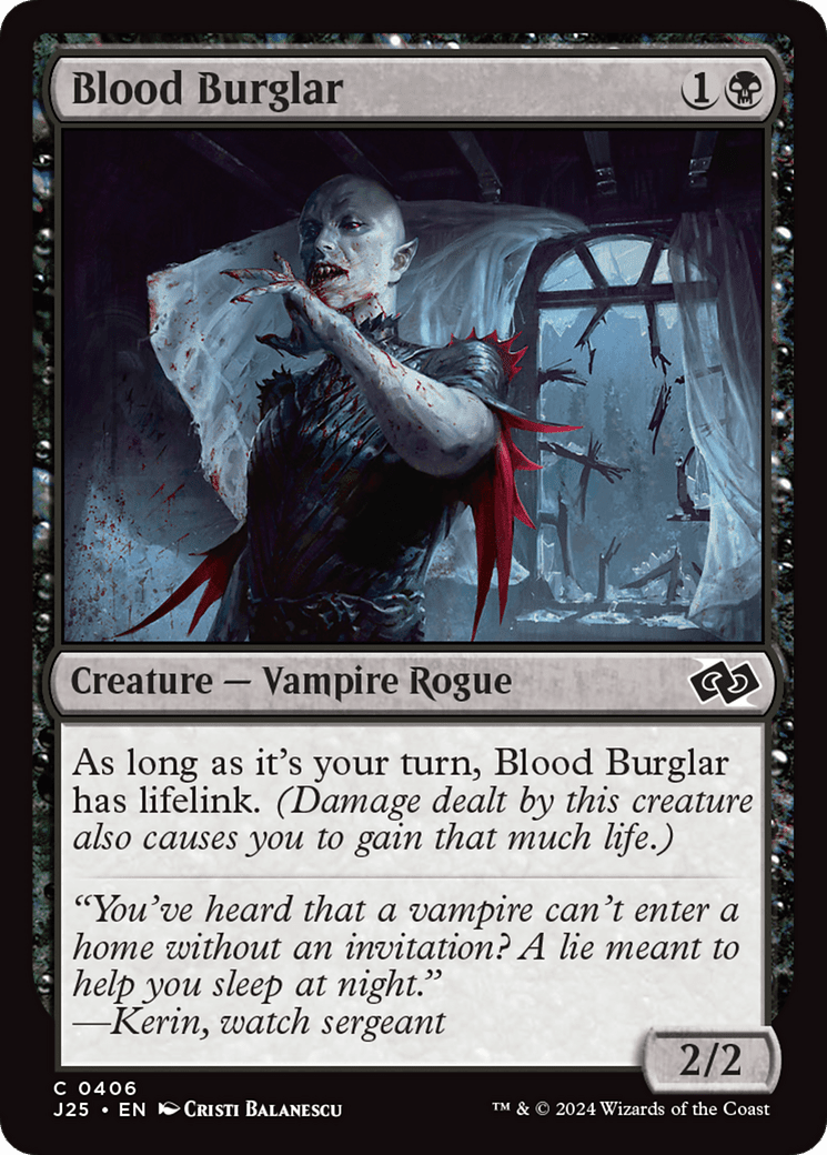 Blood Burglar (J25-406) - Foundations Jumpstart