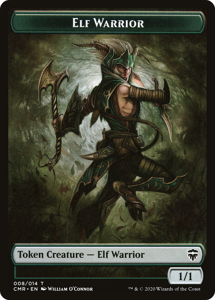 Elf Warrior (TCMR-008) - Commander Legends Tokens Foil